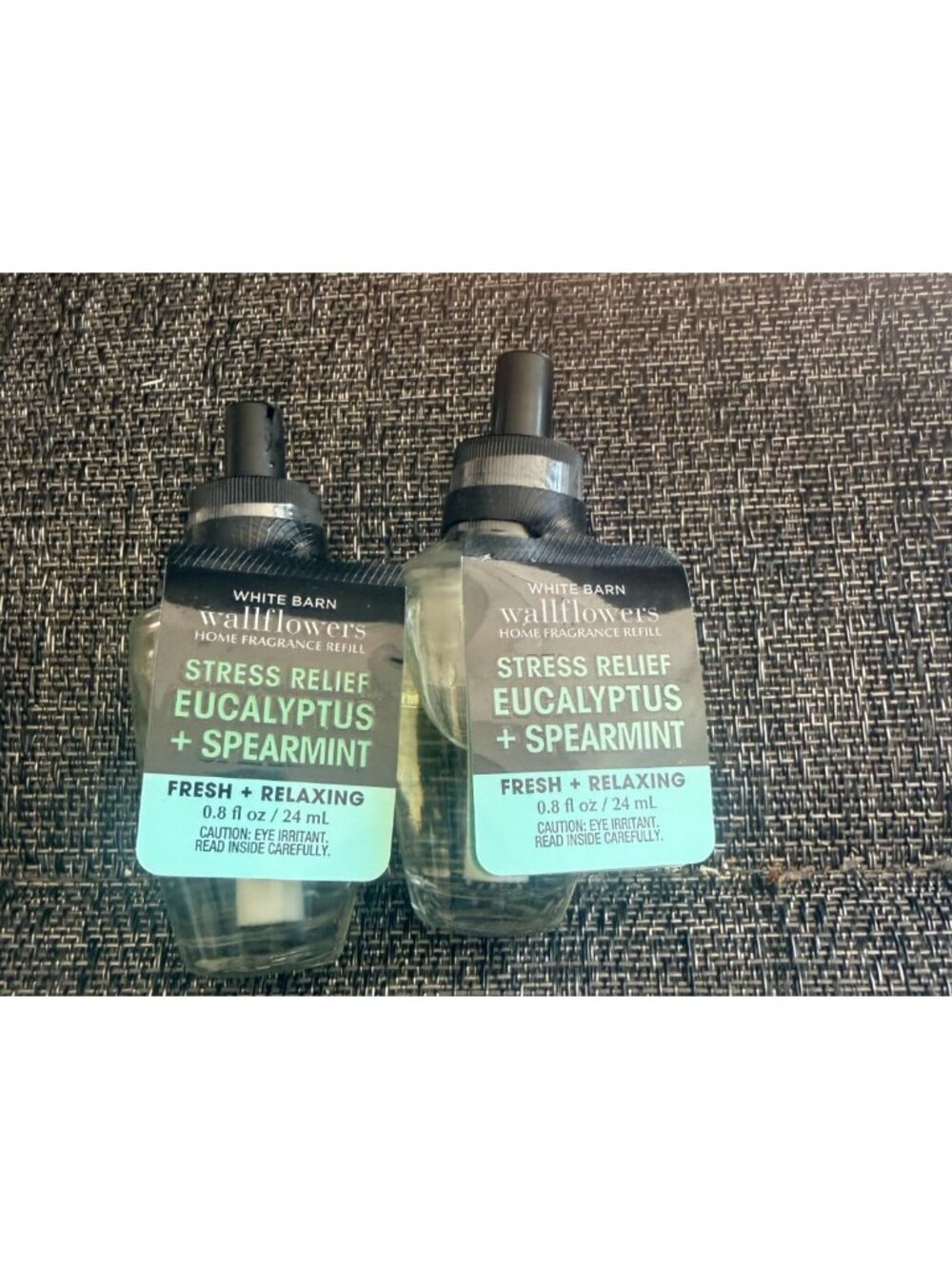 Bath And Body Works Wallflowers Stress Relief Eucalyptus  Spearmint 2 pack
